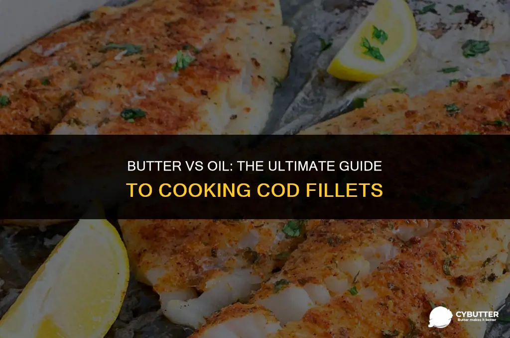 do i cook cod filet in butter or oil
