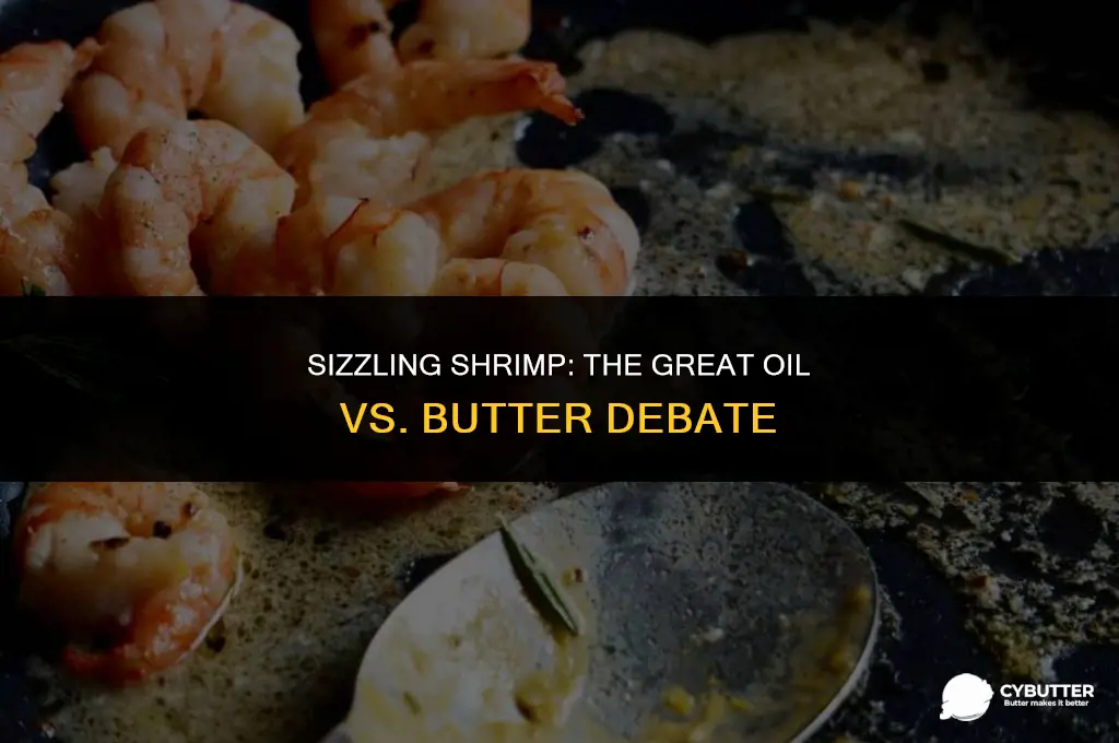 do i cook shrimp with oil or butter