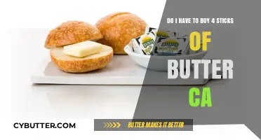 California's Butter Law: Understanding the 4-Stick Requirement
