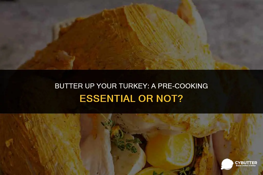 do i rub turkey in butter before cooking