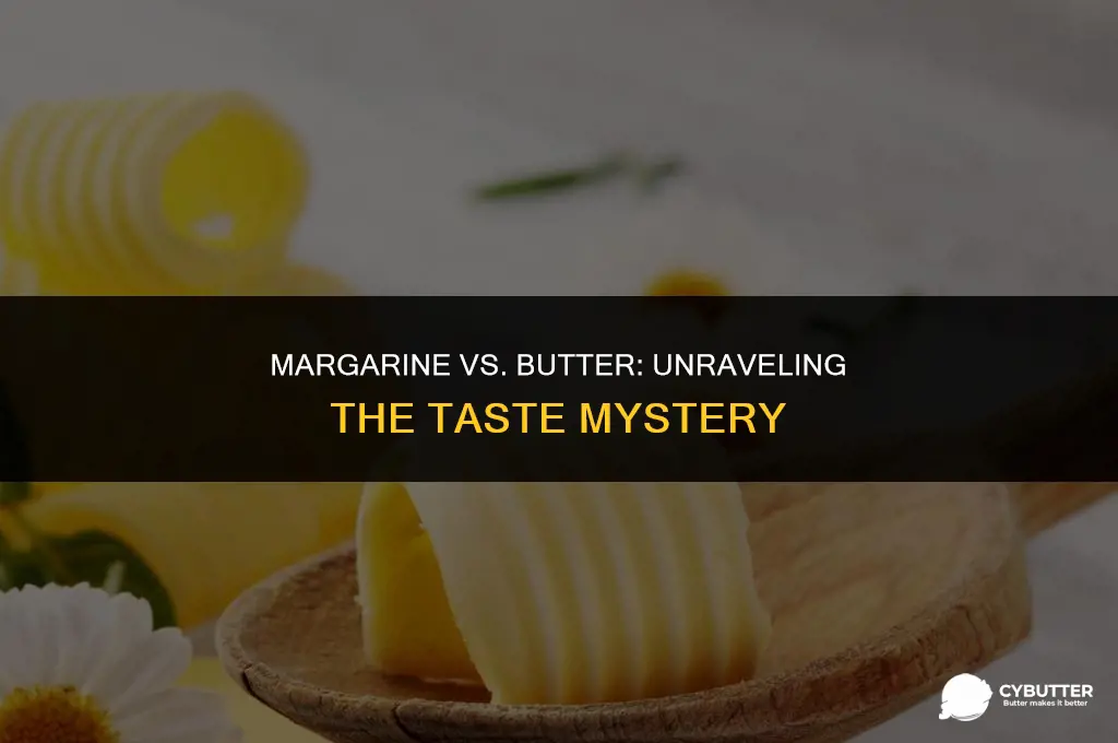 do margarine and butter taste the same