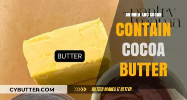 Exploring the Ingredients: Do Milk and Sugar Contain Cocoa Butter?