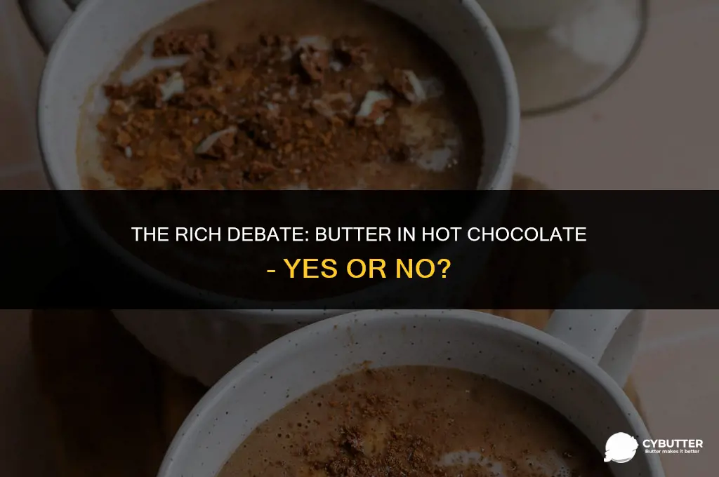 do people put butter in hot chocolate