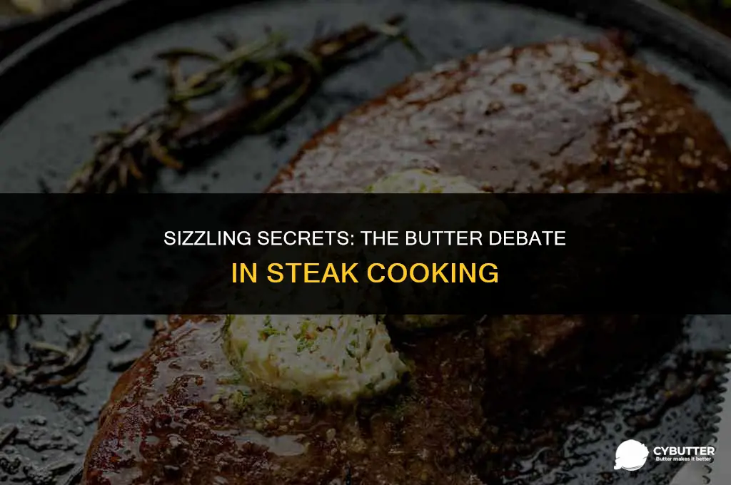 do restaurants cook steak with butter
