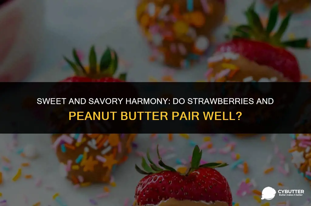 do strawberries and peanut butter go together