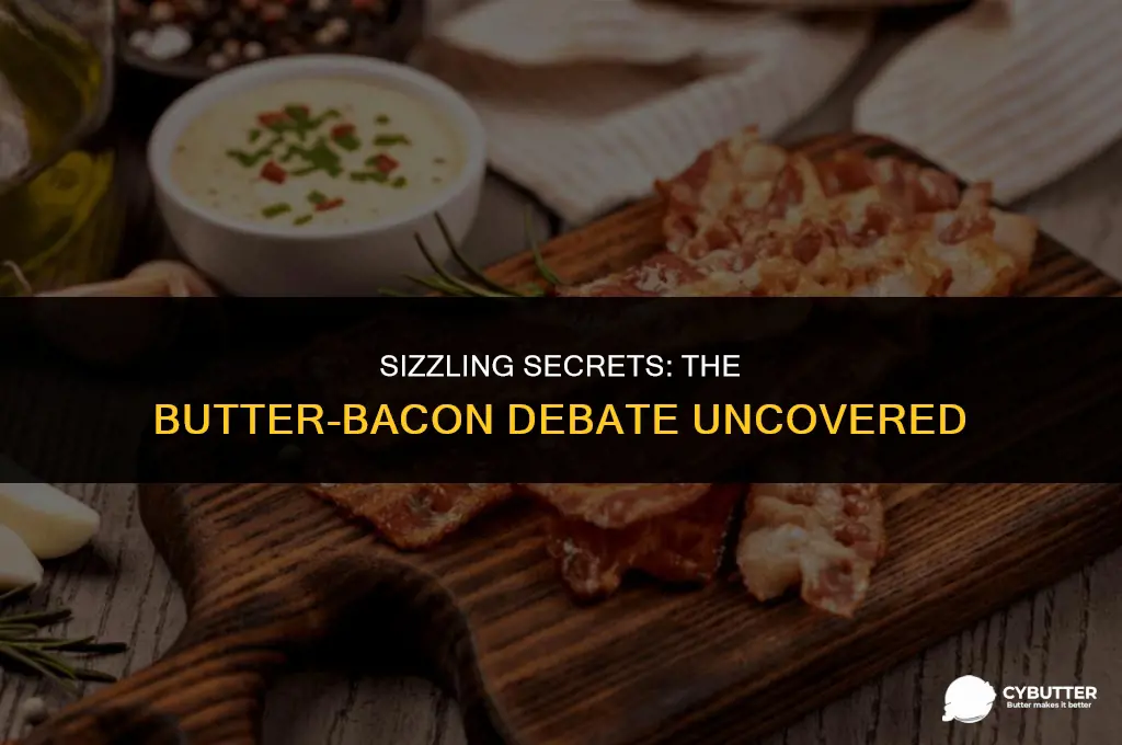 do you add butter before cooking bacon