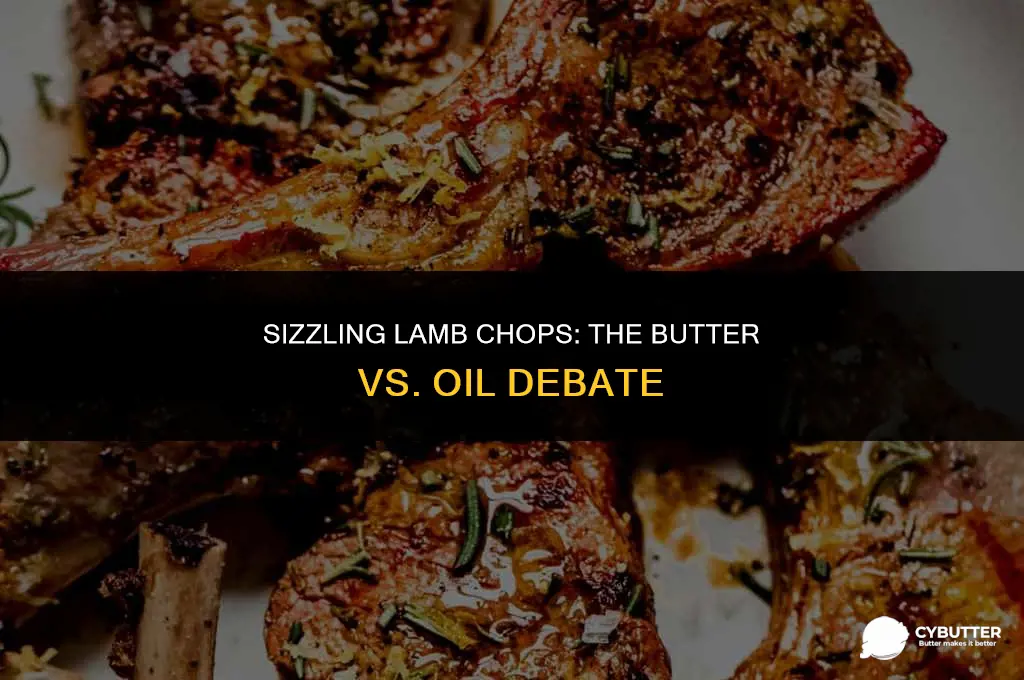 do you cook lamb chops in oil or butter