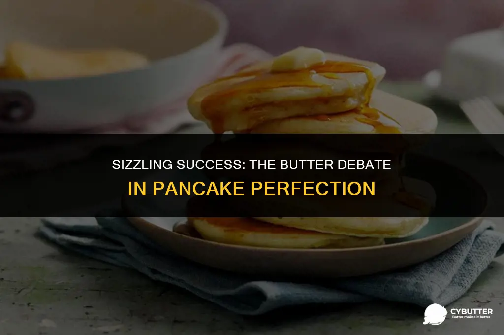 do you cook pancakes in butter