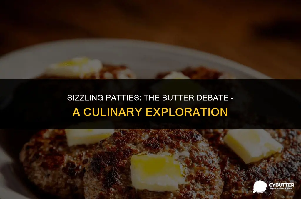 do you cook patties with butter