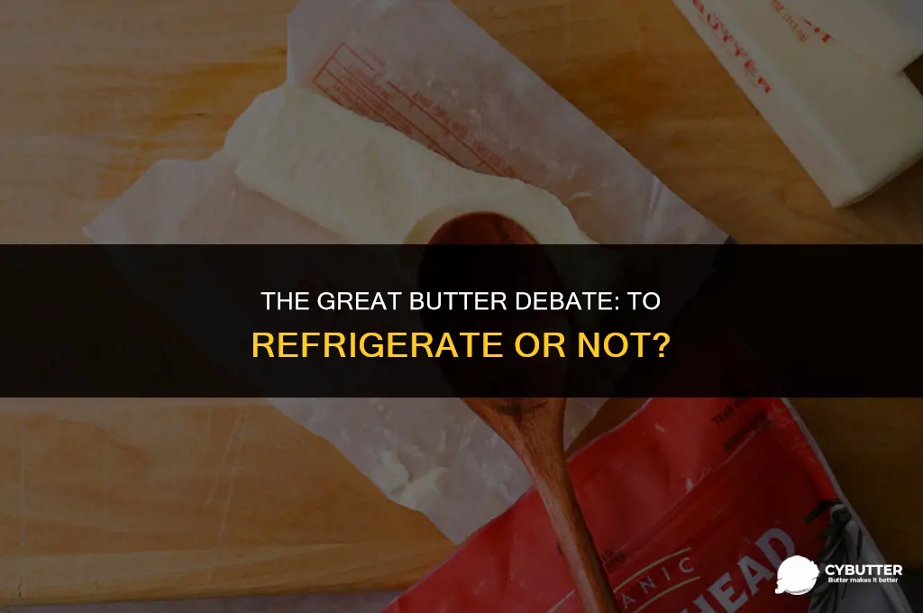 do you keep butter in the fridge