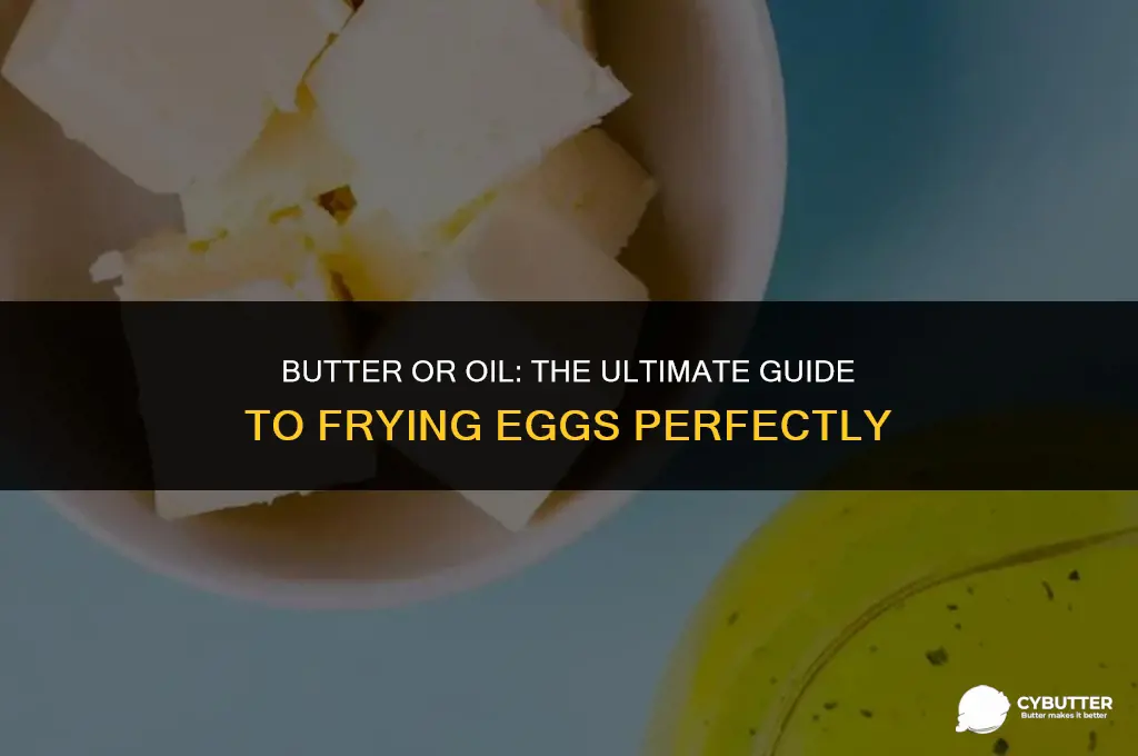 do you put butter or oil when frying eggs