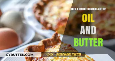 Exploring the Richness: How Much Oil and Butter Does a Quiche Contain?