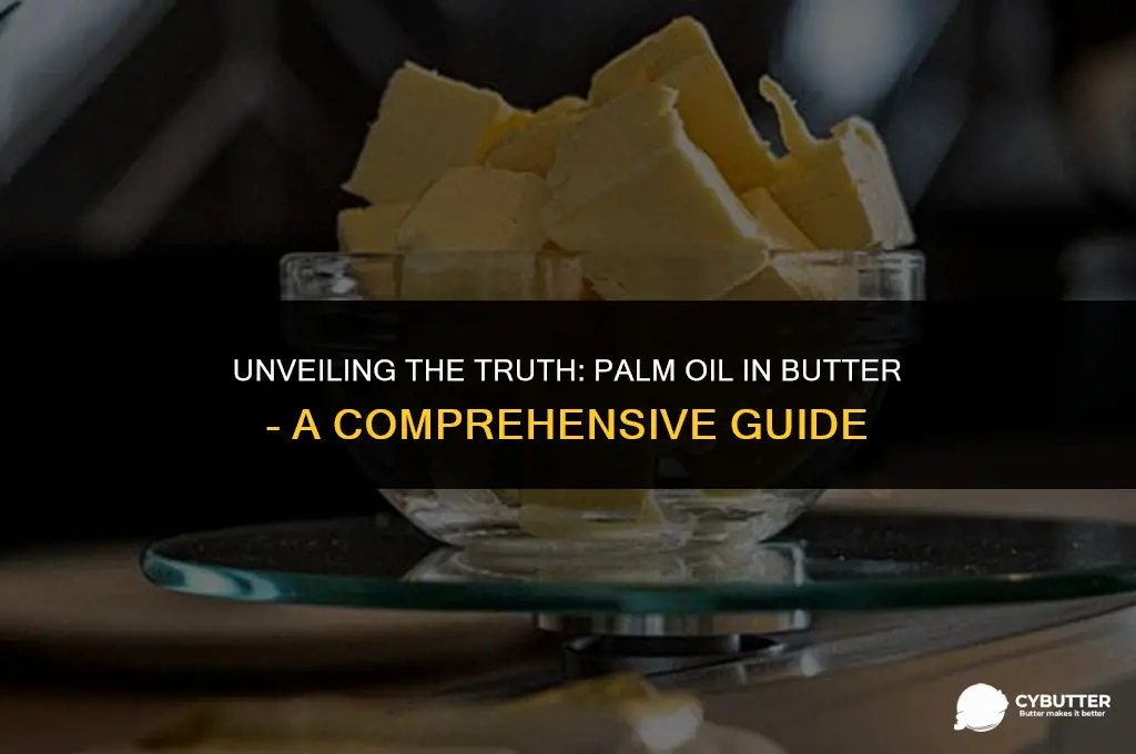 does all butter contain palm oil