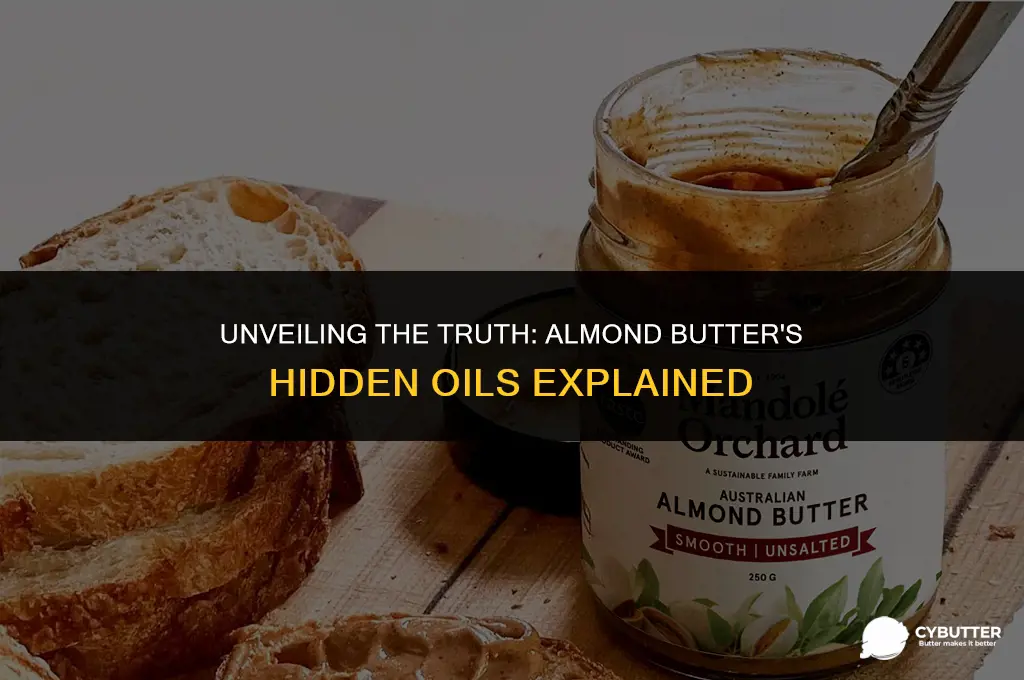 does almond butter contain other oils