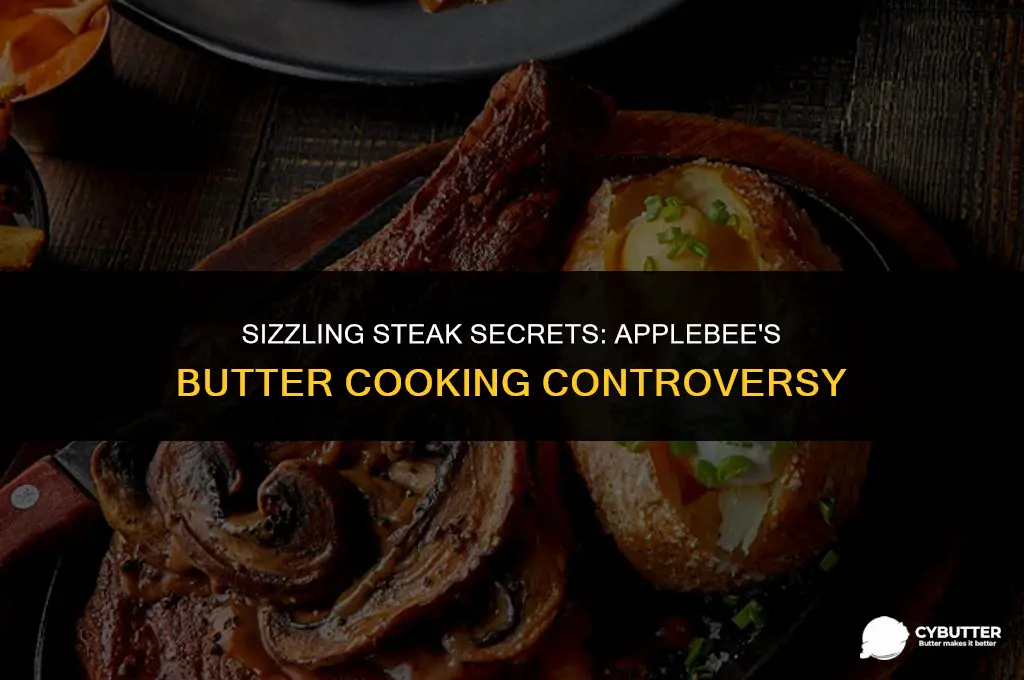 does applebees cook their steak in butter