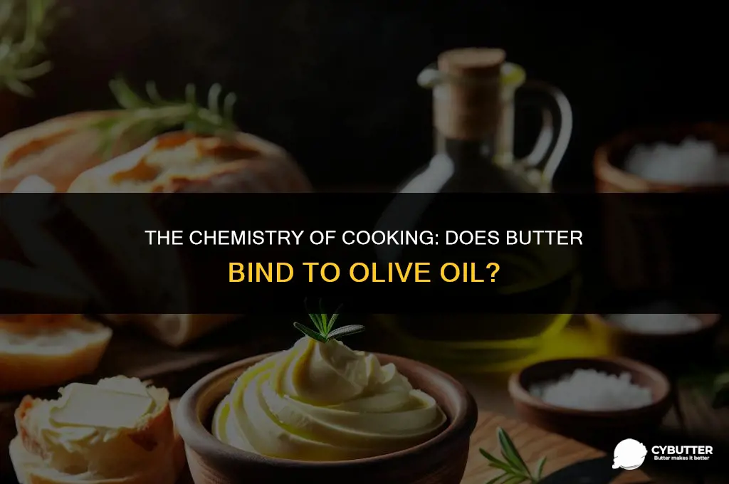 does butter bind to olive oil
