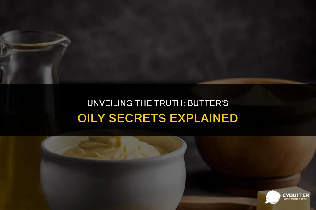 does butter contain oil