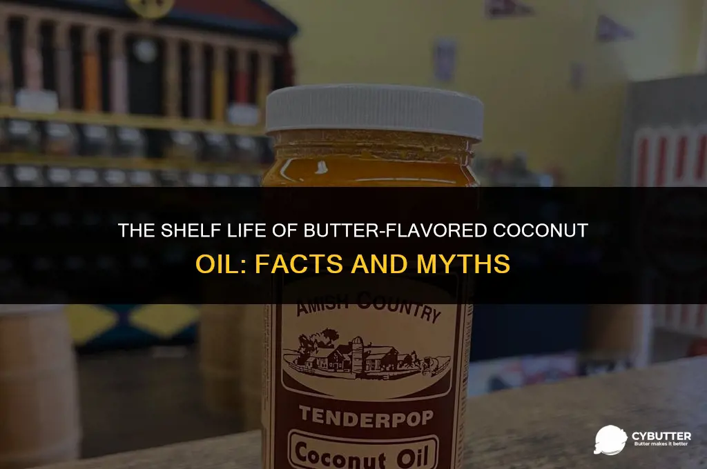 does butter flavor coconut oil go bad