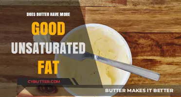 Butter's Unsaturated Fat Content: Health Benefits and Nutritional Insights