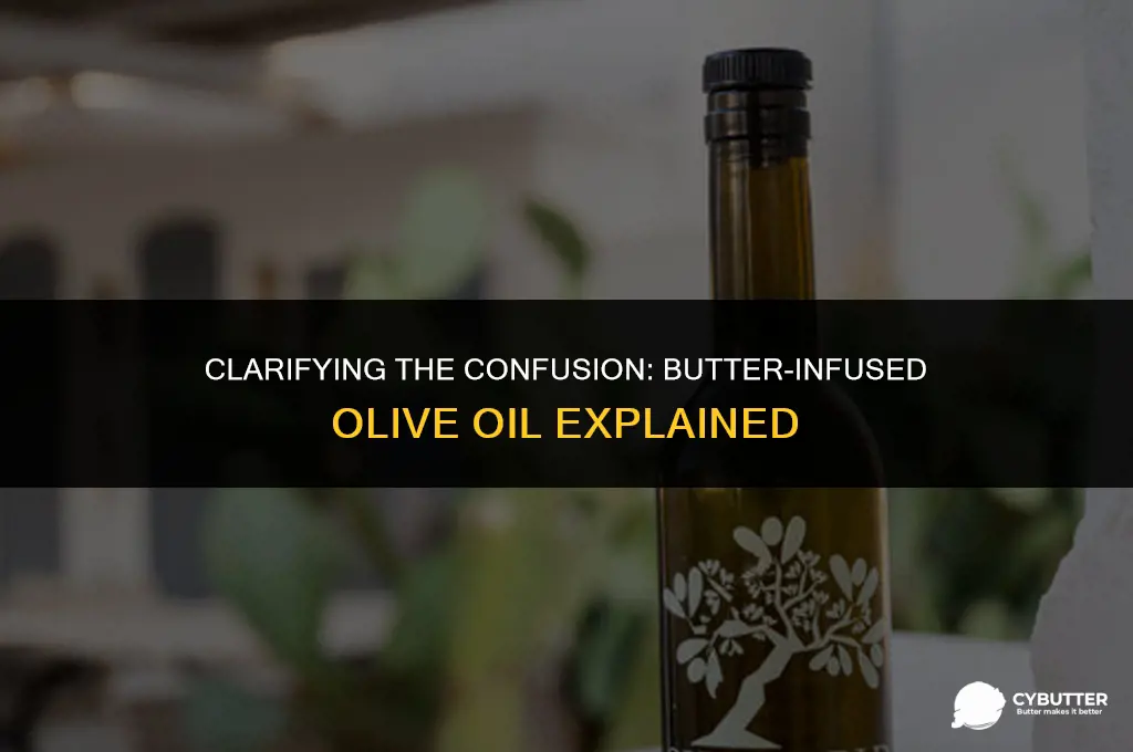 does butter infused olive oil have butter in it