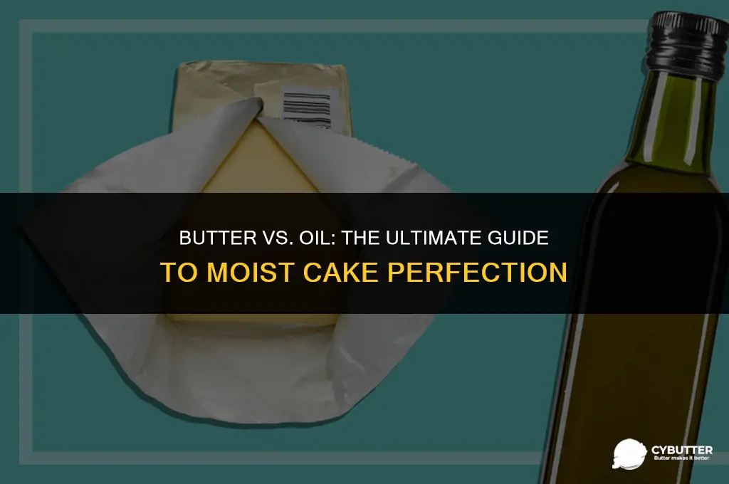 does butter or oil make a cake more moist
