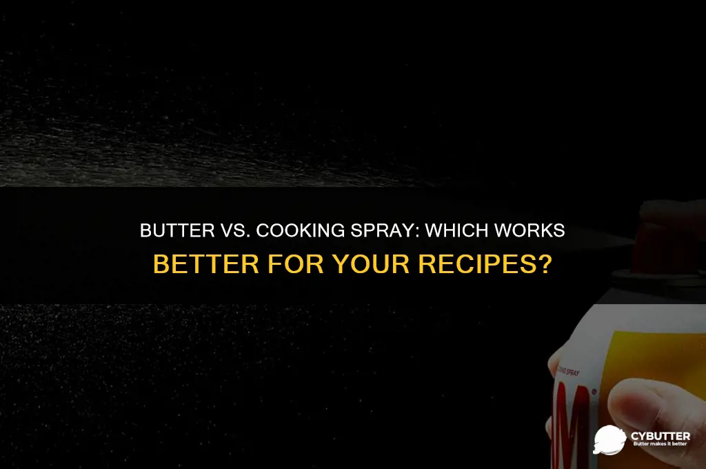 does butter work as cooking spray