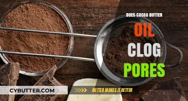 Unveiling the Truth: Cocoa Butter Oil and Your Skin's Pores