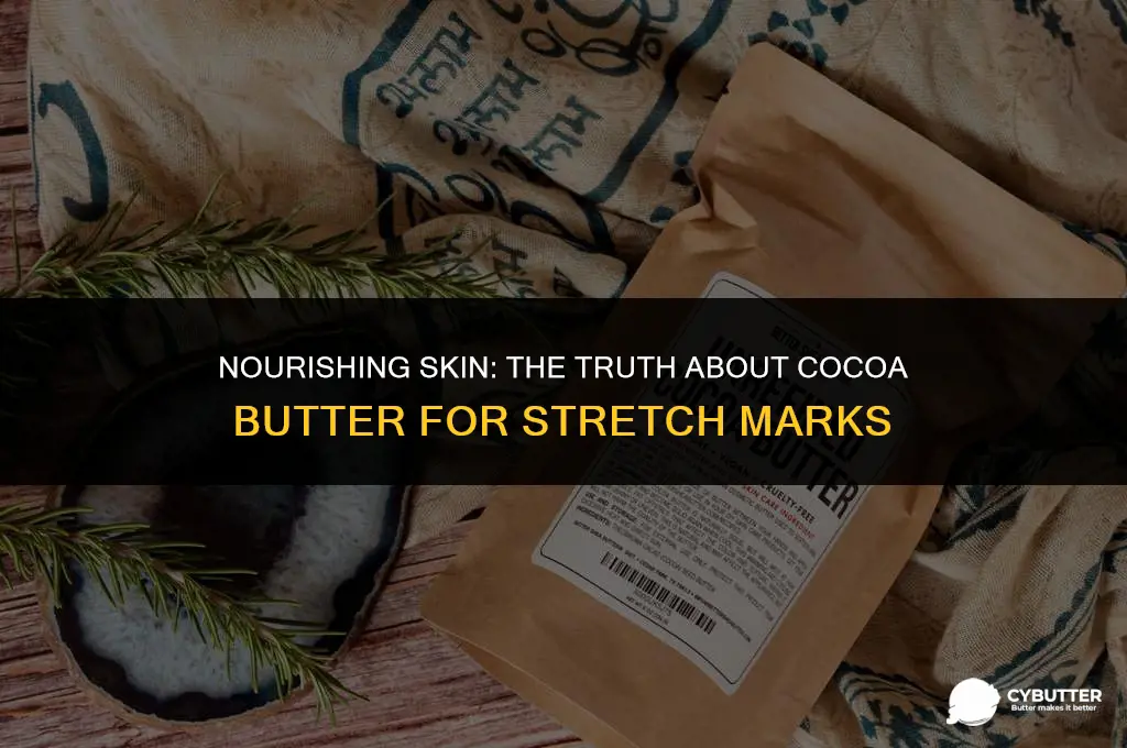 does cocoa butter skin therapy oil work for stretch marks