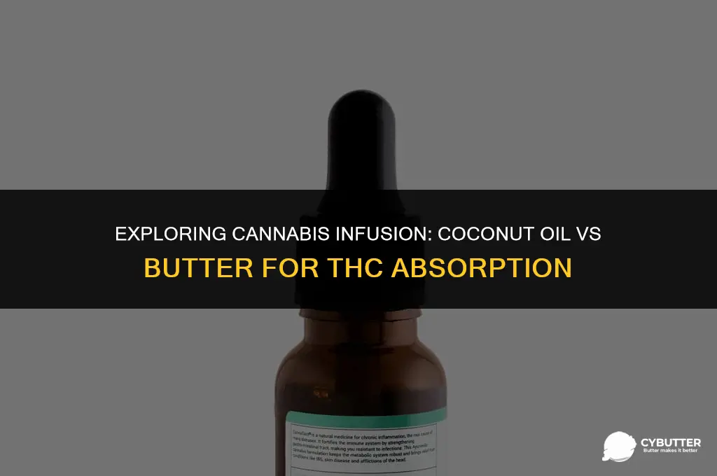 does coconut oil absorb thc better than butter