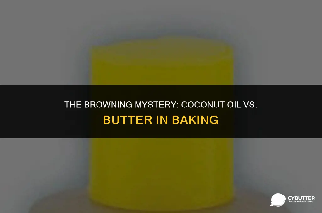 does coconut oil brown like butter