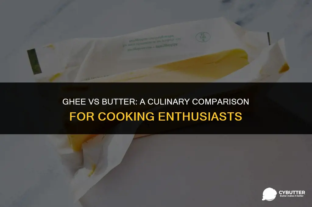 does ghee cook like butter