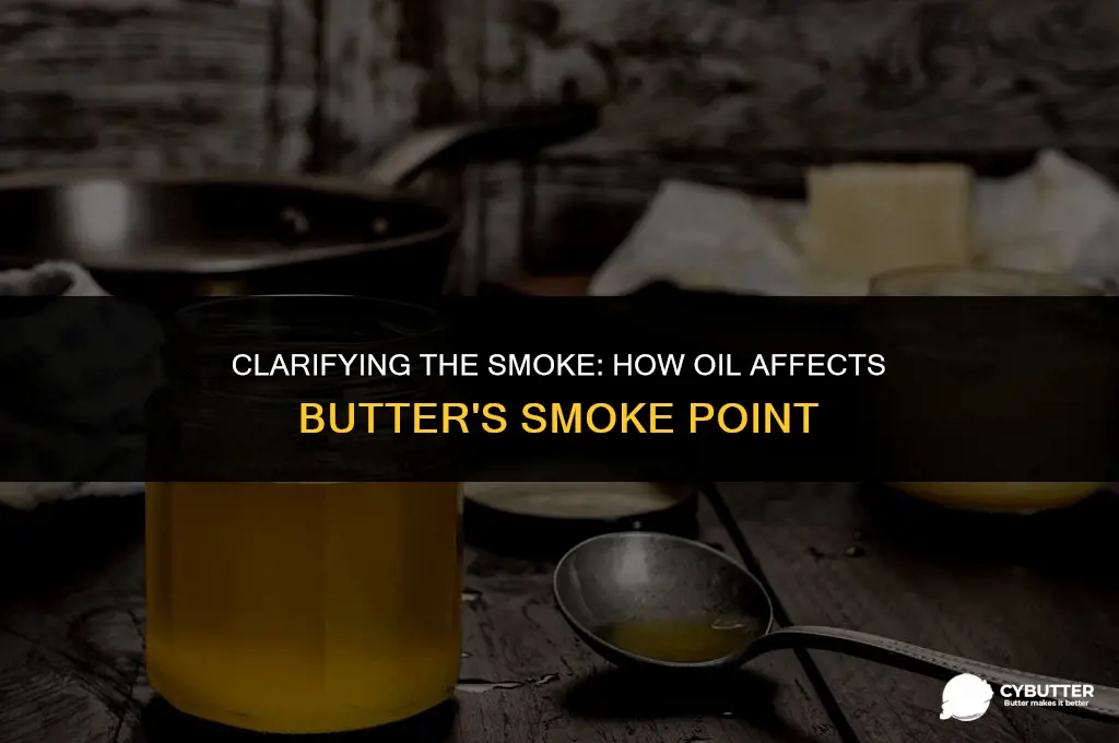 does oil raise the smoke point of butter