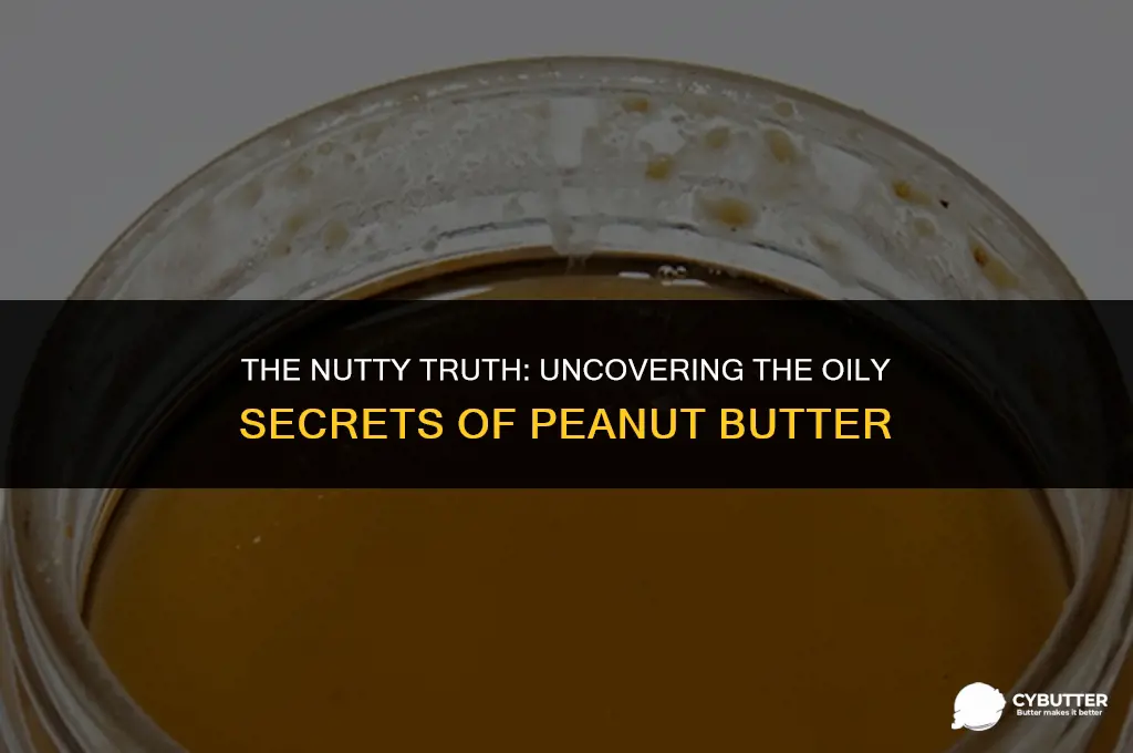 does peanut butter contain oil