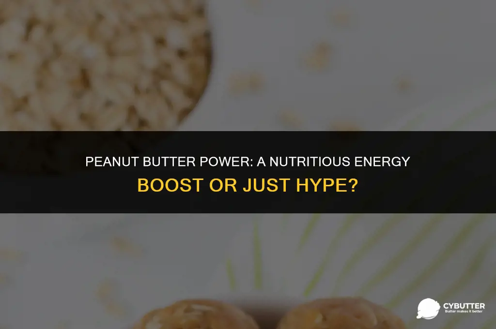 does peanut butter give you energy