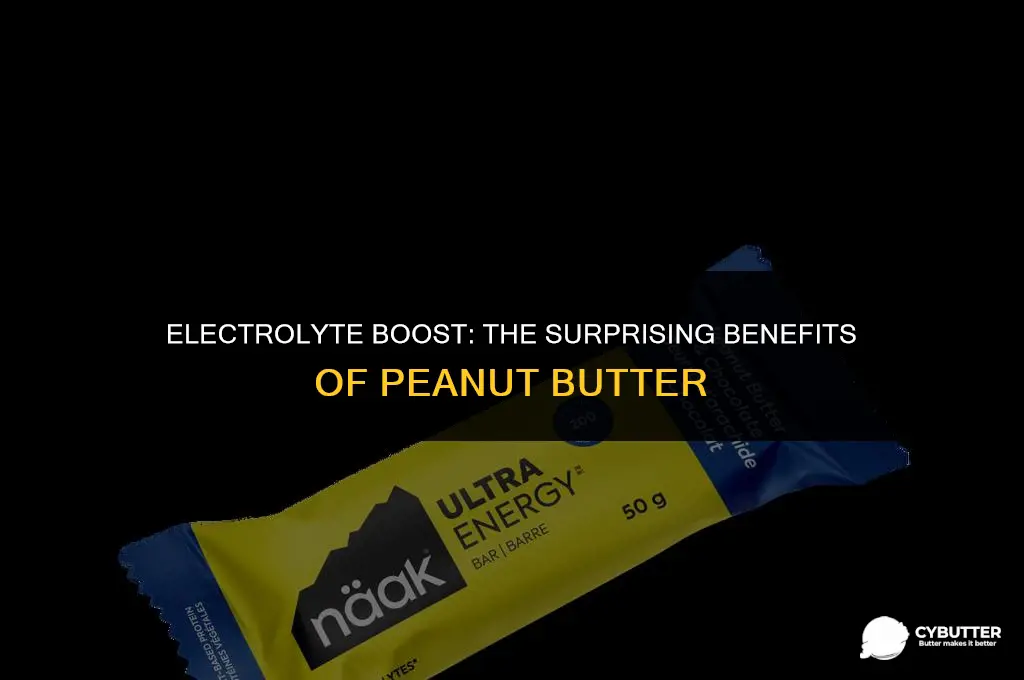 does peanut butter have electrolytes
