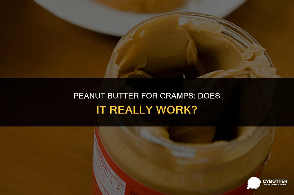 does peanut butter help cramps