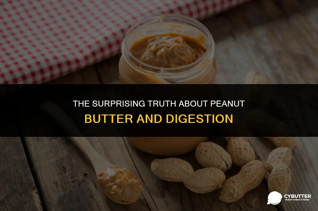 does peanut butter help you poop