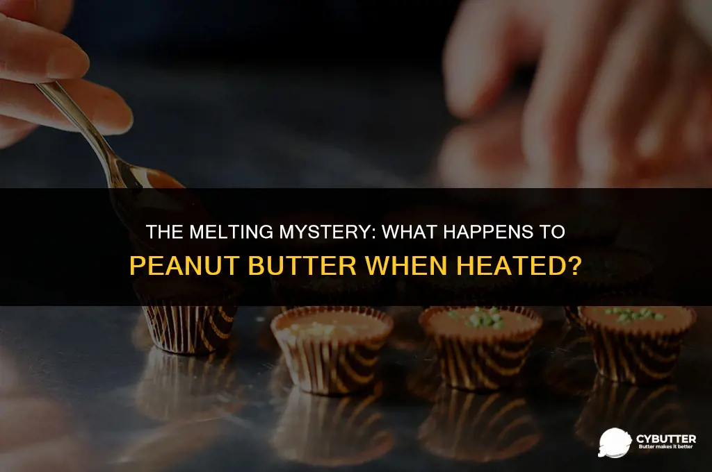 does peanut butter melt