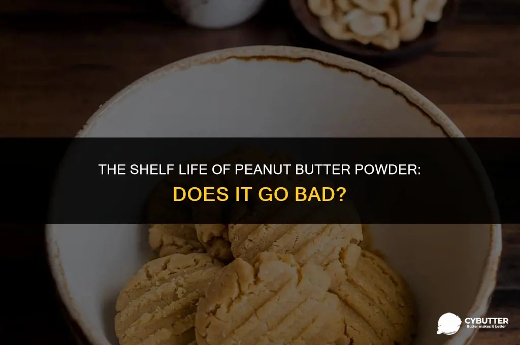 does peanut butter powder go bad