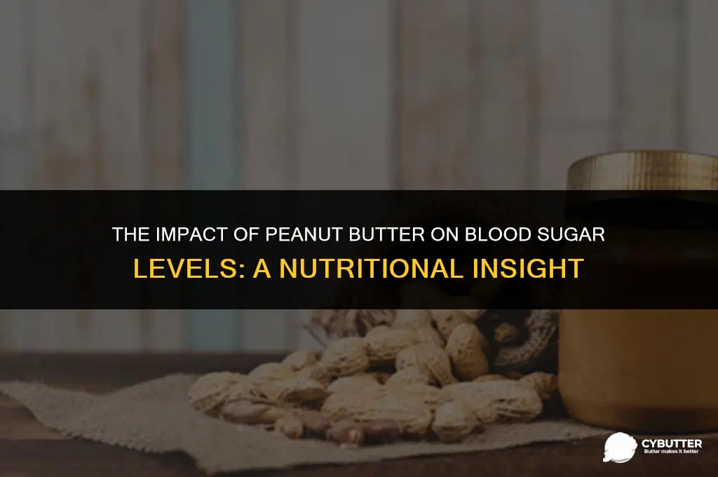 does peanut butter spike blood sugar