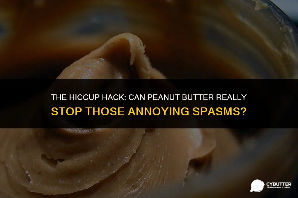 does peanut butter stop hiccups
