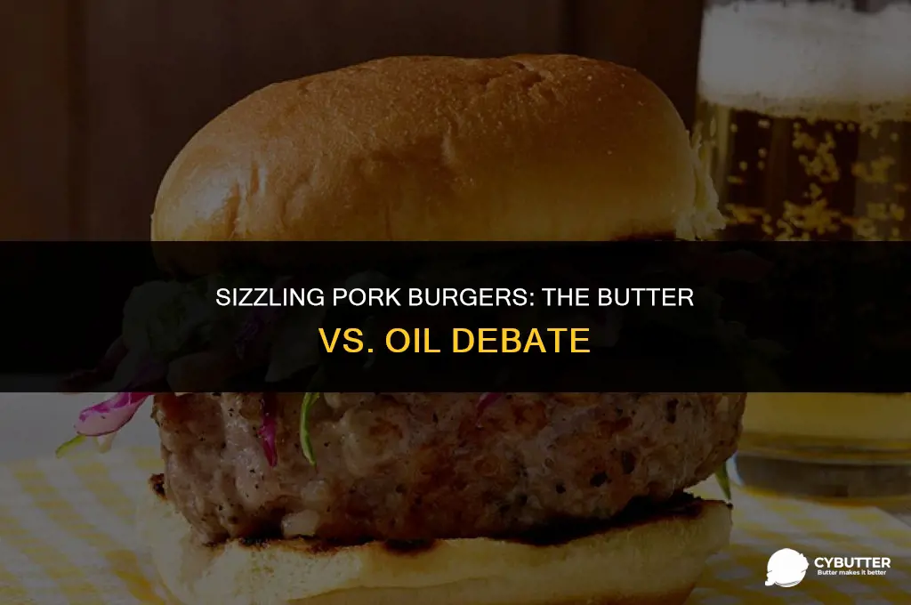 does pork hamburger need butter or oil