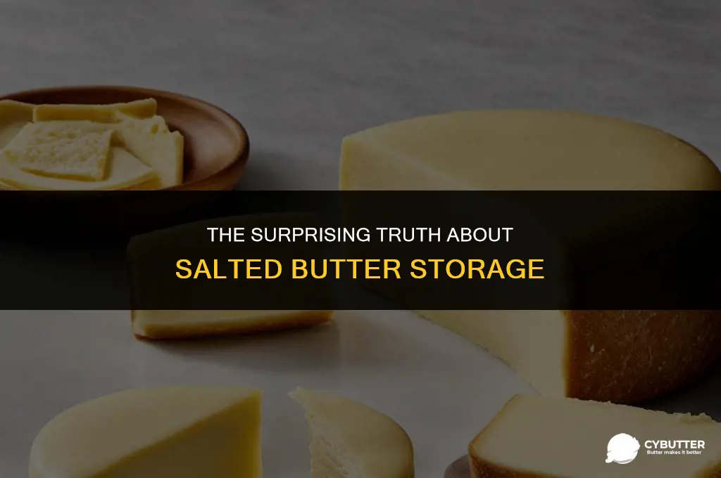 does salted butter need to be refrigerated