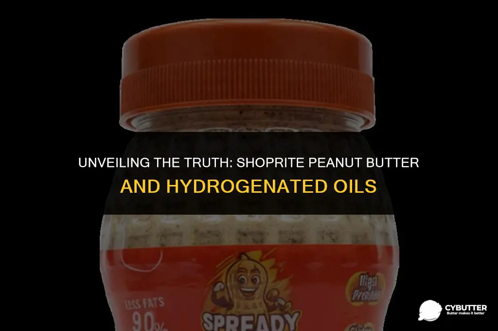 does shoprite peanut butter have hydrogenated oils