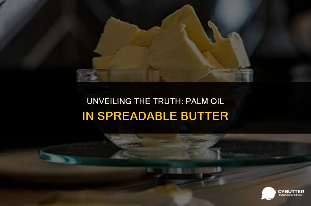 does spreadable butter contain palm oil
