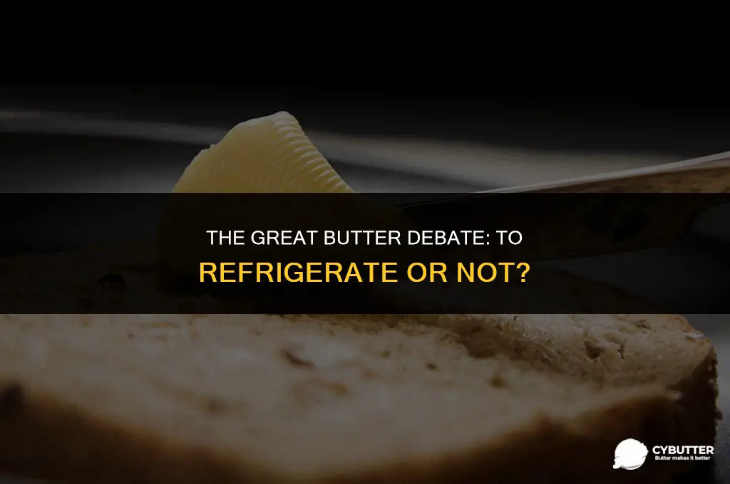 does stick butter need to be refrigerated