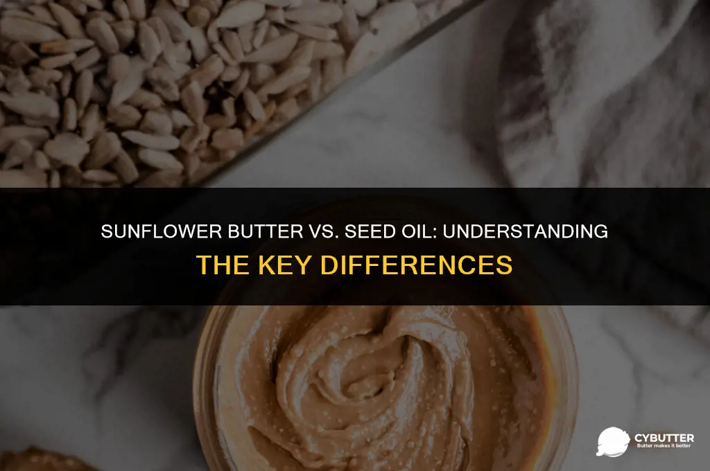 does sunflower butter have seed oil