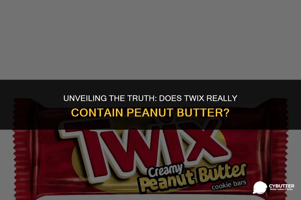 does twix have peanut butter