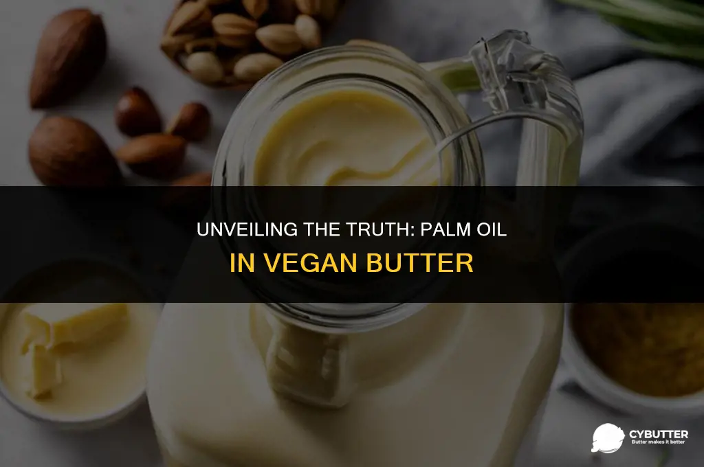 does vegan butter contain palm oil