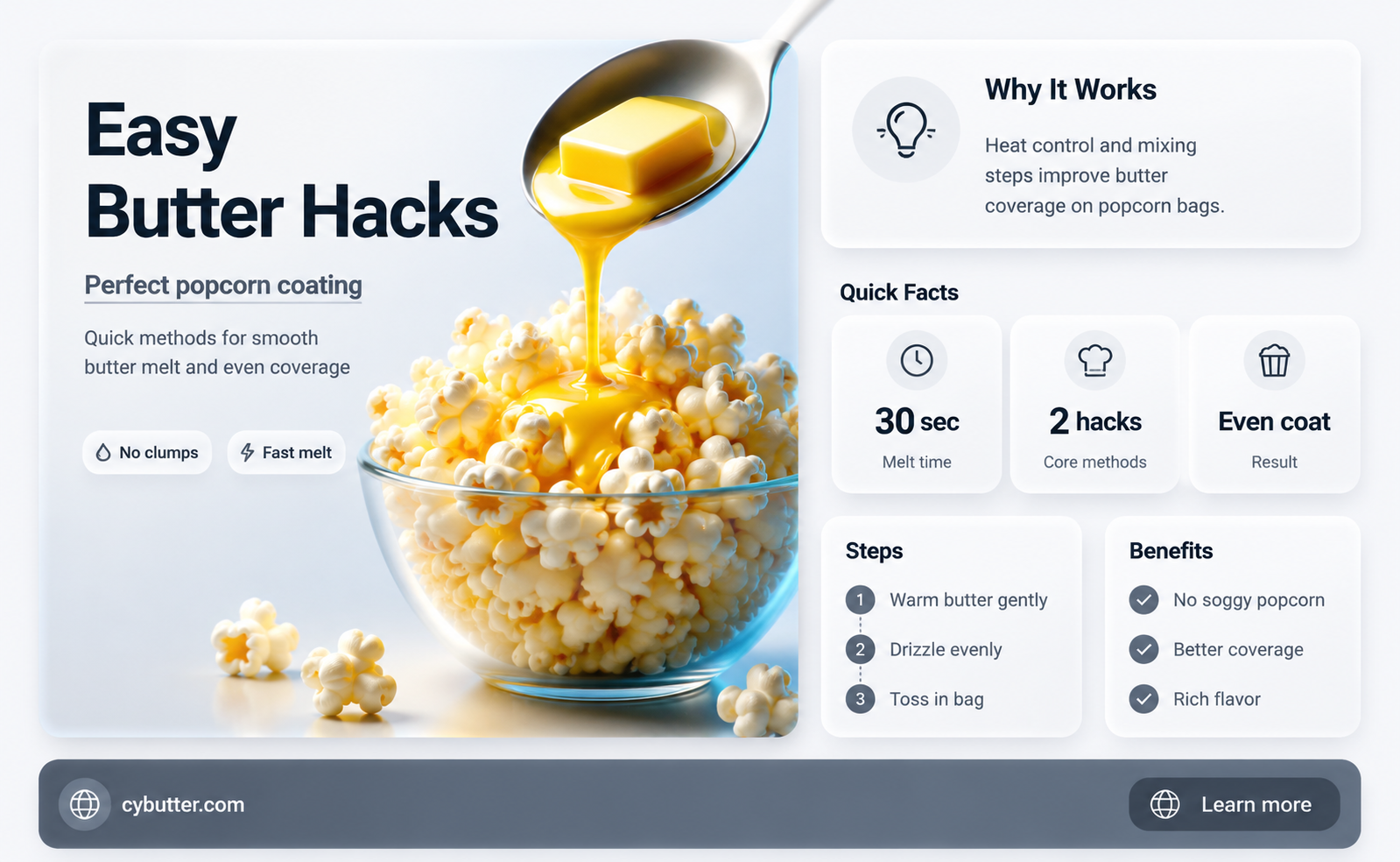 how to get butter to popcorn bag